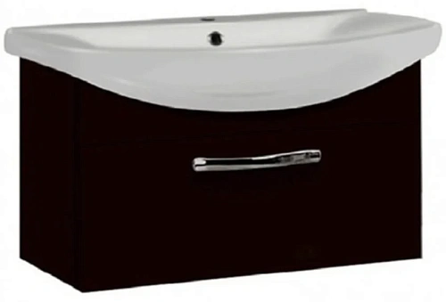 Тумба под раковину Aquaton Ария 80 подвесная черный 1A141701AA950 Тумба под раковину Aquaton Ария 80 подвесная черный 1A141701AA950