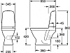 Картинка анонса товара «унитаз напольный gustavsberg nautic gb1115102r1331 крышка микролифт, безободковый»
