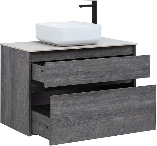 Тумба под раковину Aquanet Nova Lite 90 дуб рошелье (2 ящика) 00242267 Тумба под раковину Aquanet Nova Lite 90 дуб рошелье (2 ящика) 00242267