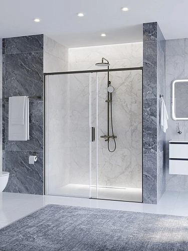 Душевая дверь CEZARES PLANE-BF-1-160-C-GM 160 см Душевая дверь CEZARES PLANE-BF-1-160-C-GM 160 см