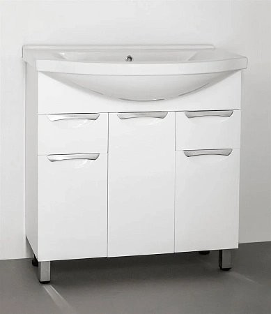 Тумба под раковину Style Line Жасмин 80 (2 ящ.) ЛС-00000038 Тумба под раковину Style Line Жасмин 80 (2 ящ.) ЛС-00000038