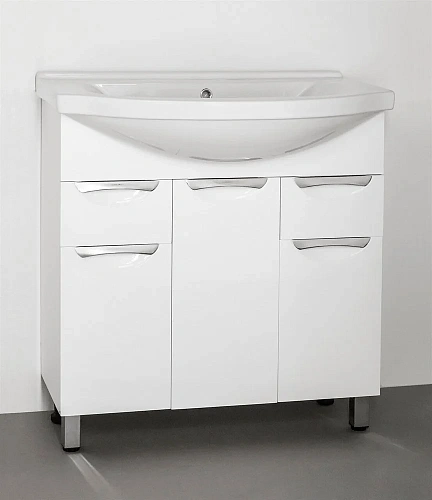 Тумба под раковину Style Line Жасмин 80 (2 ящ.) ЛС-00000038 Тумба под раковину Style Line Жасмин 80 (2 ящ.) ЛС-00000038