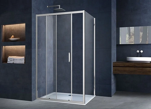 Душевой уголок Vincea Alpha VSR-3AL8012CL, 1200x800, хром, стекло прозрачное Душевой уголок Vincea Alpha VSR-3AL8012CL, 1200x800, хром, стекло прозрачное