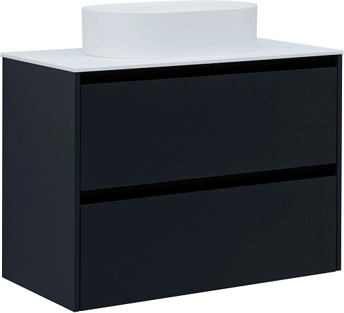 Тумба под раковину Allen Brau Activity 90 1.34005.AM антрацит матовый/черный брашированный Тумба под раковину Allen Brau Activity 90 1.34005.AM антрацит матовый/черный брашированный