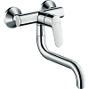 Картинка анонса товара «смеситель для кухни hansgrohe focus настенный с поворотным изливом, хром 31825000»