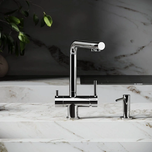 Смеситель для кухни SANCOS Foster SC4014CH с возможностью подключения фильтра для воды, хром Смеситель для кухни SANCOS Foster SC4014CH с возможностью подключения фильтра для воды, хром