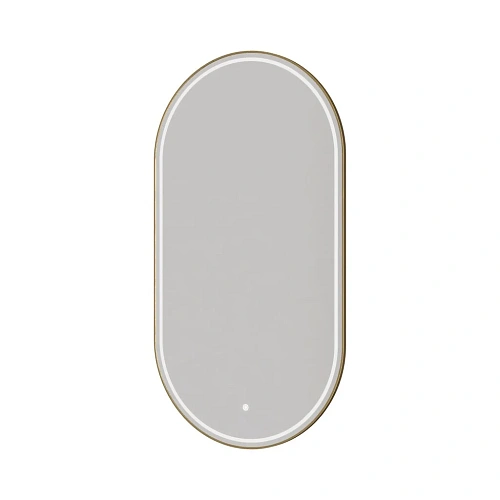 Зеркало Boheme 568-MG металлическая рама, подсветка, сенсор, антизапотевание, 60x110 Зеркало Boheme 568-MG металлическая рама, подсветка, сенсор, антизапотевание, 60x110