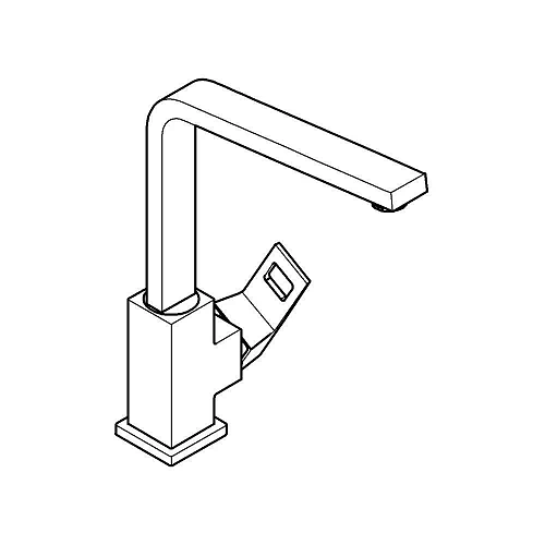 Смеситель для кухни GROHE Eurocube, хром (31255000) Смеситель для кухни GROHE Eurocube, хром (31255000)