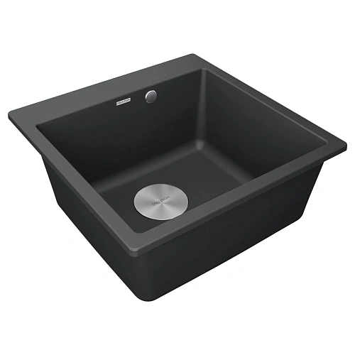 Кухонная мойка Paulmark KANTE 50 PM105152-AN, антрацит, 510х520 Кухонная мойка Paulmark KANTE 50 PM105152-AN, антрацит, 510х520