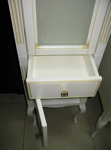 Шкаф-пенал Opadiris Лаура, белый с патиной, правый Z0000006524 Шкаф-пенал Opadiris Лаура, белый с патиной, правый Z0000006524