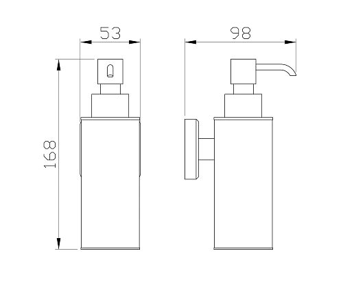 Дозатор жидкого мыла Wonzon & Woghand бронза (WW-7232) Дозатор жидкого мыла Wonzon & Woghand бронза (WW-7232)