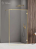 Картинка анонса товара «душевая перегородка new trendy avexa gold shine 90x200 exk-2160 золото»