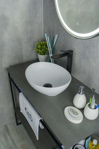 Раковина Gid N900 51164 накладная белый матовый 41x34x15 Раковина Gid N900 51164 накладная белый матовый 41x34x15