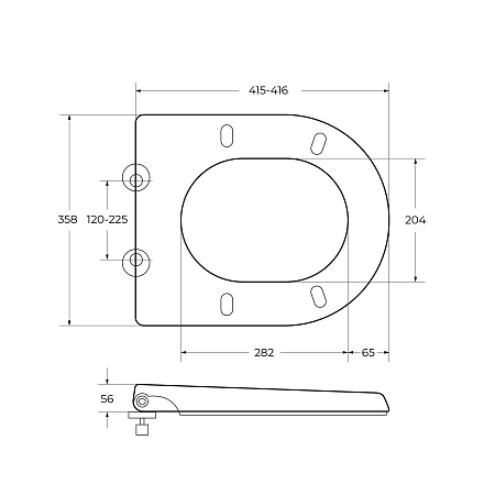 Крышка-сиденье CEZARES GIUBILEO CZR-6045-SC Крышка-сиденье CEZARES GIUBILEO CZR-6045-SC