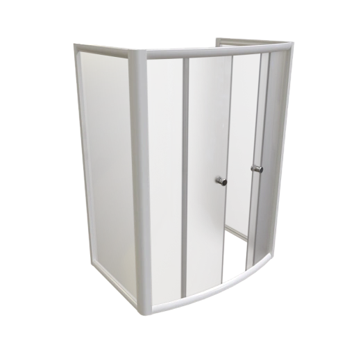 Душевой уголок Radomir Диана 1-09-1-0-0-0141 стекла матовые, профиль белый Душевой уголок Radomir Диана 1-09-1-0-0-0141 стекла матовые, профиль белый