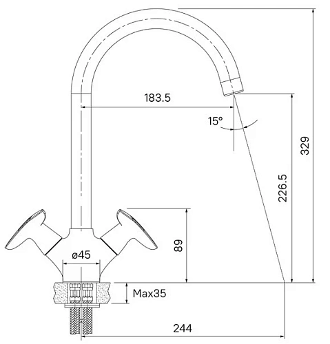 Смеситель для кухни IDDIS Copter (COPSBJ0i05) Смеситель для кухни IDDIS Copter (COPSBJ0i05)