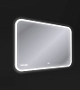 Картинка анонса товара «зеркало cersanit led (lu-led070*100-p-os) 070 design pro 100x70 с подсветкой bluetooth часы с антизапотеванием прямоугольное kn-lu-led070*100-p-os»