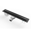 Картинка анонса товара «душевой лоток paini slim line 600 мм d50, черный матовый ch600slc»