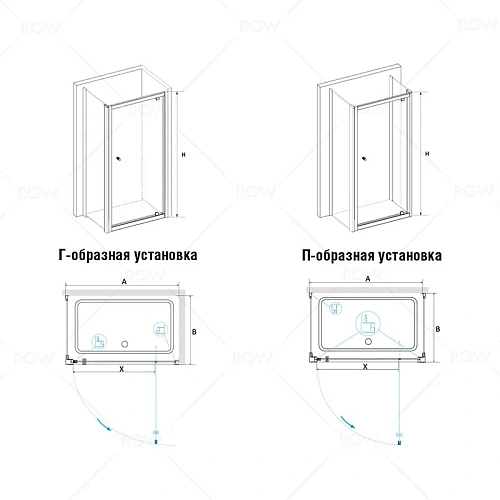 Душевой уголок RGW Passage PA-43 (PA-05 + Z-12) 04084307-11 Душевой уголок RGW Passage PA-43 (PA-05 + Z-12) 04084307-11