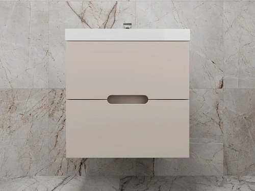 Тумба под раковину Style Line Матис 60, Classic 60, (2 ящика), крем, эмаль подвесная ЛС-00002310 Тумба под раковину Style Line Матис 60, Classic 60, (2 ящика), крем, эмаль подвесная ЛС-00002310