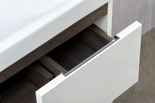 Тумба под раковину Aquaton Рене 60 белый, грецкий орех 1A258501NRC80 Тумба под раковину Aquaton Рене 60 белый, грецкий орех 1A258501NRC80