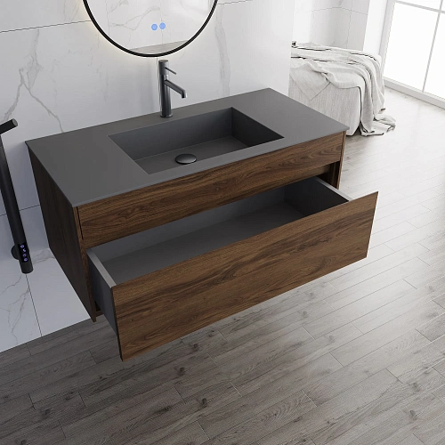 Тумба под раковину Vincea Chiara 1000 VMC-2C100CO подвесная, C.Oak Тумба под раковину Vincea Chiara 1000 VMC-2C100CO подвесная, C.Oak