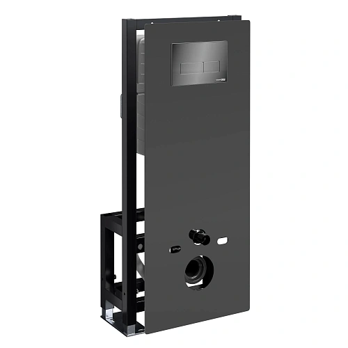 Инсталляция для унитаза WasserKRAFT Glan 66TLT.010.ME.BL.PB03 с клавишей смыва черный Инсталляция для унитаза WasserKRAFT Glan 66TLT.010.ME.BL.PB03 с клавишей смыва черный