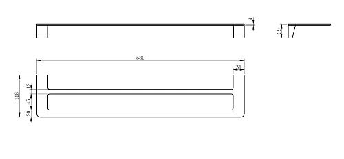 Полотенцедержатель Wonzon & Woghand черный матовый (WW-V2102-MB) Полотенцедержатель Wonzon & Woghand черный матовый (WW-V2102-MB)