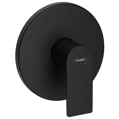 Смеситель для душа Hansgrohe Rebris E, скрытого монтажа 72668670, матовый черный Смеситель для душа Hansgrohe Rebris E, скрытого монтажа 72668670, матовый черный