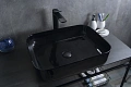 Раковина Gid BL1304 53351 накладная черная глянцевая 50x39x13 Раковина Gid BL1304 53351 накладная черная глянцевая 50x39x13