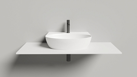 Раковина Salini ALDA WALL 02 140322M 580x450 накладная S-Stone