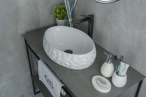 Раковина Gid 9030wf 51187 накладная белая 48x34x15 Раковина Gid 9030wf 51187 накладная белая 48x34x15