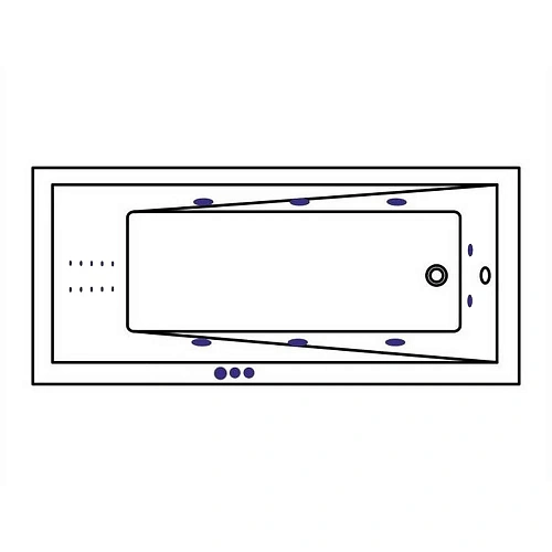 Акриловая ванна WHITECROSS Wave 170x75 SMART NANO (хром) 0101.170075.100.SMARTNANO.CR Акриловая ванна WHITECROSS Wave 170x75 SMART NANO (хром) 0101.170075.100.SMARTNANO.CR