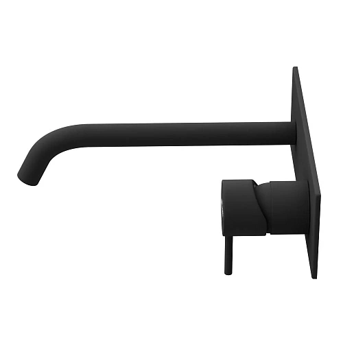 Смеситель для раковины CEZARES LEAF-BLI1-L-NOP встраиваемый, длина излива 23 см, черный матовый Смеситель для раковины CEZARES LEAF-BLI1-L-NOP встраиваемый, длина излива 23 см, черный матовый