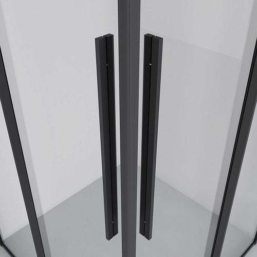 Душевой уголок Niagara Nova NG-6822-34BLACK (80x80x195) квадратная, раздвижная, черный матов, стекло прозрачное Душевой уголок Niagara Nova NG-6822-34BLACK (80x80x195) квадратная, раздвижная, черный матов, стекло прозрачное