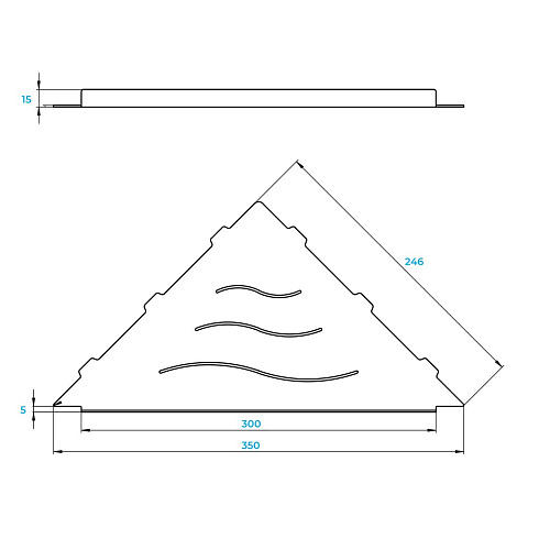 Полка RGW MT-12B 49279912-04 Полка RGW MT-12B 49279912-04