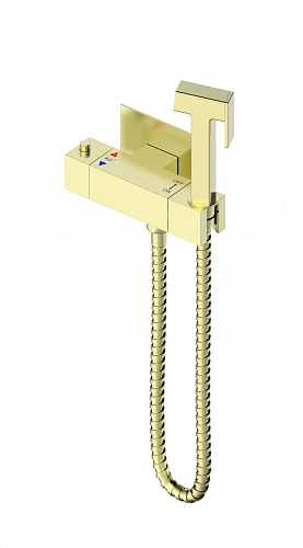 Гигиенический душ Wonzon & Woghand с термостатом, брашированное золото (WW-88819903-BG) Гигиенический душ Wonzon & Woghand с термостатом, брашированное золото (WW-88819903-BG)