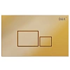 Клавиша смыва D&amp;K Quadro (DB1519003) матовое золото