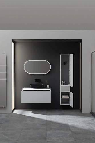 Тумба под раковину Allen Brau Infinity 100 1.21004.WM белый матовый Тумба под раковину Allen Brau Infinity 100 1.21004.WM белый матовый