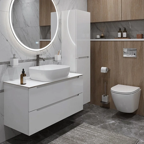 Тумба со столешницей и раковиной BelBagno ETNA 100 etna100bl-kepbo-1302-set подвесная ETNA100BL-KEPBO-1302-SET Тумба со столешницей и раковиной BelBagno ETNA 100 etna100bl-kepbo-1302-set подвесная ETNA100BL-KEPBO-1302-SET