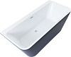 Картинка анонса товара «акриловая ванна aquanet family perfect 170x75 13775 matt finish (панель black matte) 13775-mw-mb»