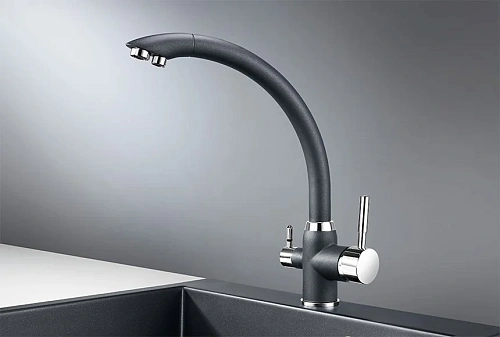 Смеситель для кухни Granula 2167, ШВАРЦ Смеситель для кухни Granula 2167, ШВАРЦ