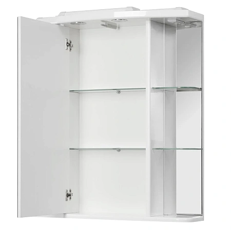 Зеркальный шкаф Aquaton Эмили 80 белый 1A002702EM010 Зеркальный шкаф Aquaton Эмили 80 белый 1A002702EM010