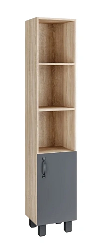 Шкаф-пенал GROSSMAN ФЛАЙ-30 см Пр. дуб сонома/серый 303002 Шкаф-пенал GROSSMAN ФЛАЙ-30 см Пр. дуб сонома/серый 303002