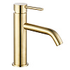 Картинка анонса товара «смеситель для раковины aquame siena aqm 6210bg 82мм, brushed gold aqm6210bg»