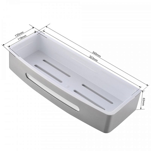Полка ART&MAX AM-T-2702A-S нержавеющая сталь Полка ART&MAX AM-T-2702A-S нержавеющая сталь