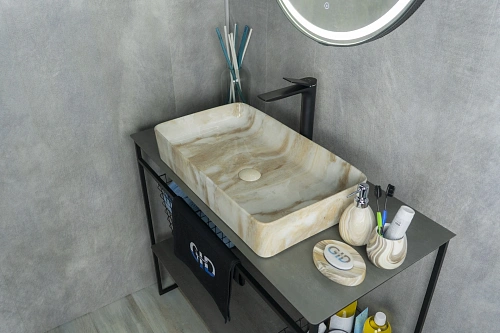 Раковина Gid Mnc596 54457 накладная под камень глянцевая 60x34x11 Раковина Gid Mnc596 54457 накладная под камень глянцевая 60x34x11