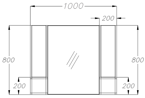 Зеркальный шкаф Opadiris Треви 100 серый/матовый антрацит trevi-100-z-b Зеркальный шкаф Opadiris Треви 100 серый/матовый антрацит trevi-100-z-b