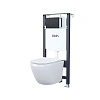 Комплект унитаза IDDIS с инсталляцией и клавишей смыва (BASBQ02i73)