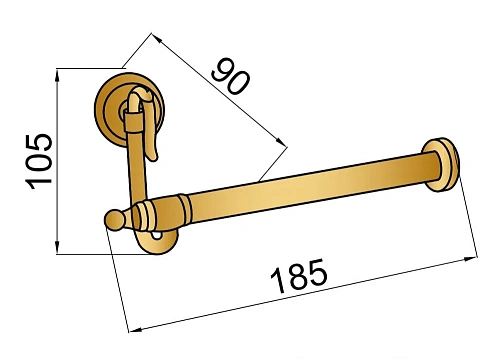 Держатель туалетной бумаги Boheme Medici 10615 Держатель туалетной бумаги Boheme Medici 10615